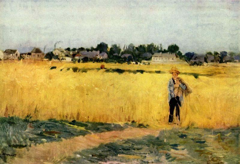 Grain field, Berthe Morisot